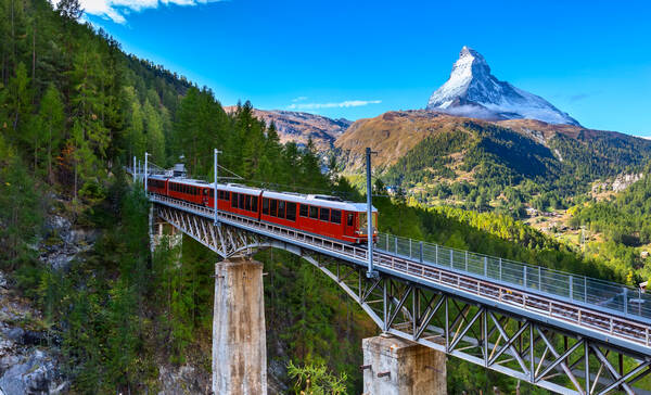 Zermatt Gornergratbahn Zwitserland