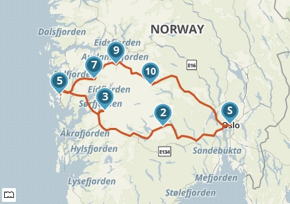 Rondreis Noorwegen in een notendop vanuit Oslo