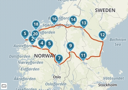 Puur natuur in Noorwegen en Zweden
